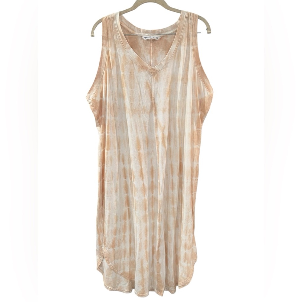 Sonoma Tan Tie Dye Sleeveless Dress